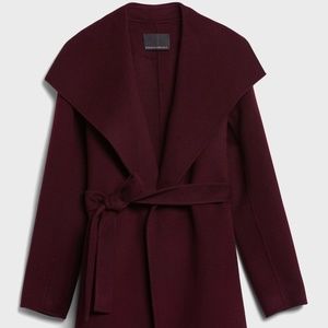 Double Wrap Wool Coat